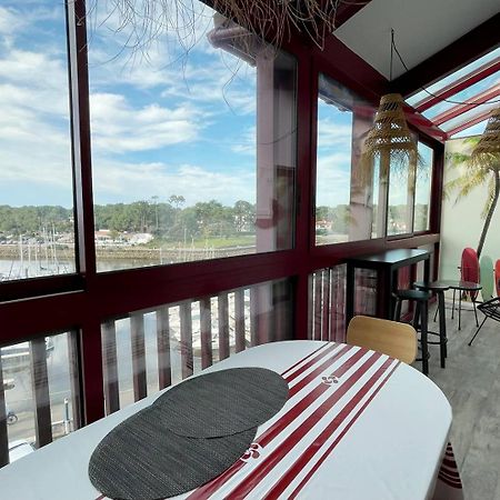 Appartamento Port Sud - T3 En Duplex Avec Vue Panoramique Sur Le Port De Capbreton Esterno foto