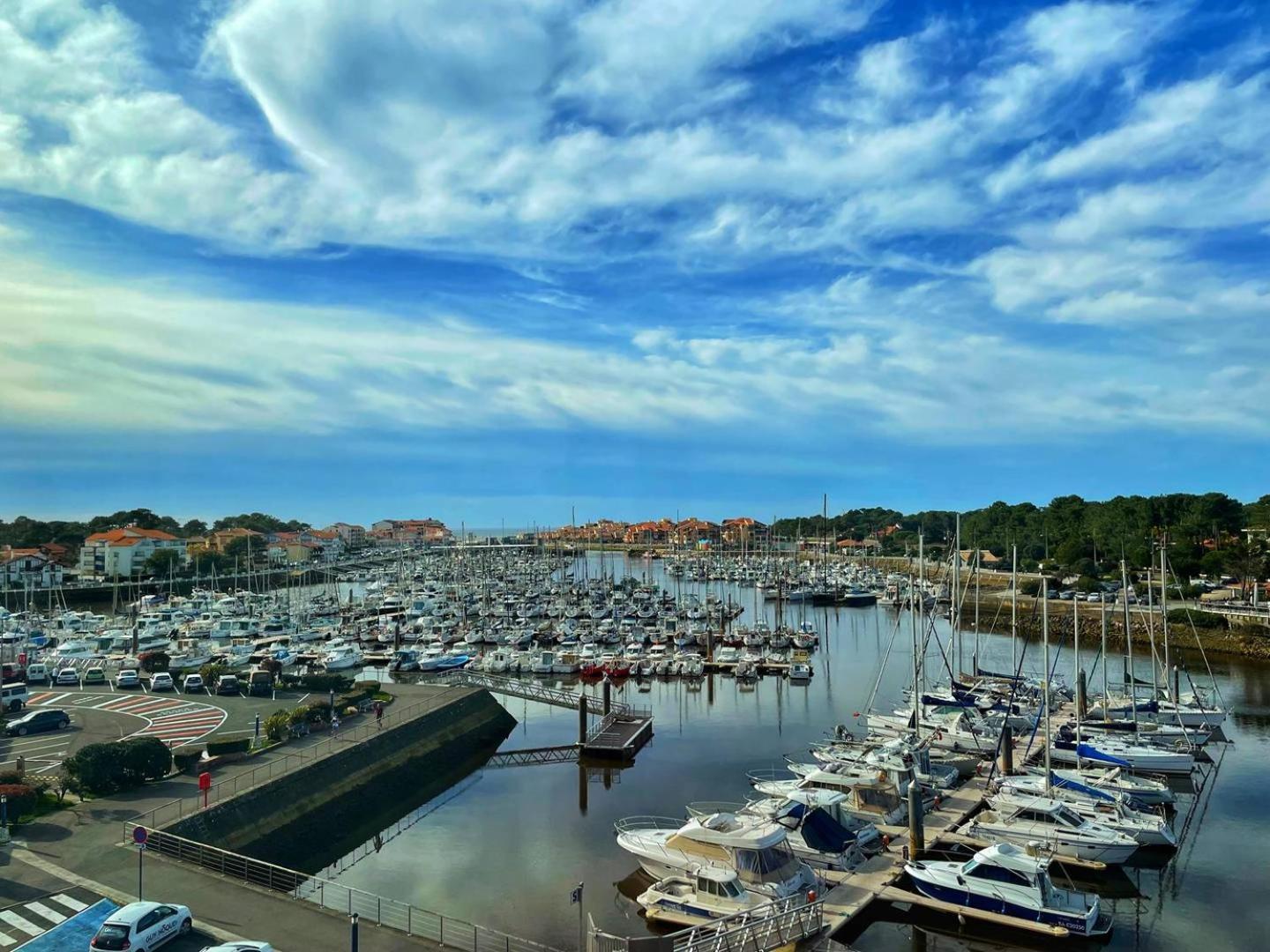 Appartamento Port Sud - T3 En Duplex Avec Vue Panoramique Sur Le Port De Capbreton Esterno foto